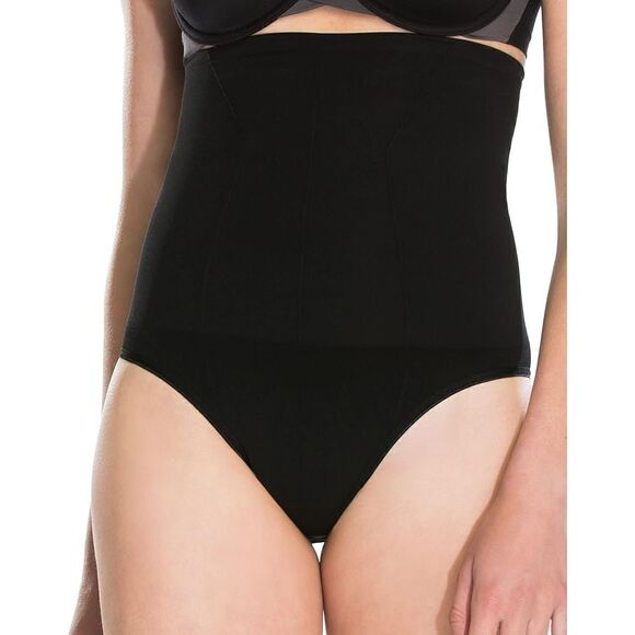 SPANX Red Hot size medium black high-Waisted Brief panty - Picture 1 of 10